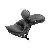 STUDDED WIDE TUORING SEAT W/ DRIVER BACKREST FOR V-STAR 650 98-UP CLASSIC / SILVERADO (TWO-PIECE) 