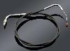 BLACK THROTTLE CABLE FOR INDIAN SCOUT 01-03