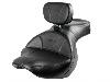 MIDRIDER DUAL SEAT W/DRIVER BACKREST FOR VULCAN 900 CLASSIC (PLAIN OR STUDDED)