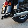 2 INTO 1 FAT CAT CHROME EXHAUST FOR 09-16 TOURING MODELS