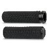 KNURLED FUSION GRIPS - BLACK