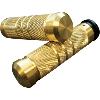 BRASS KNURLED GROOVED CUSTOM GRIPS TBW 08-UP 