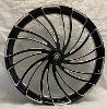 FAT FRONT WHEEL TRIDENT FOR 180 TIRE - INDIAN CHALLENGER & PURSUIT