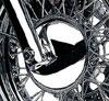COBRA HUB COVERS ACE 750/SPIRIT 750/1100/TOURER 95-UP (05-5130)
