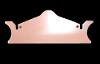 LOWER TRIPLE TREE COVER FOR VTX1800C & VTX1800R