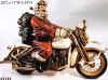 LARGE BIKER SANTA STATUE