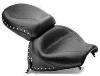 WIDE TOURING SEATS/ STUDDED, TWO PIECE SEAT FOR V-STAR 1100 CUSTOM 99-UP