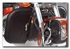 PAC-A-DERMS WITH 2 POUCHES FOR BIG BIKE HIGHWAY BARS ONLY (VTX1800 RETRO HIGHWAY)