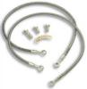 STAINLESS STEEL FINISH FRONT BRAKE LINE KIT FOR FXDWG/ FXDWGI 93-05 DYNA WIDE GLIDE 