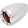 CHROME DEEP CUT FACTORY DUAL FILAMENT TURN SIGNAL W/ FIRE LED RING (EACH)