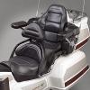 BLACK DRIVER BACKREST PAD SET FOR HONDA 88-00 GL1500