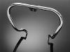 CHROME FAT BAR EXTREME 1.5 INCH FOR HARLEY DYNA W/ MID CONTROLS (CHECK FITMENT BELOW)