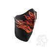 NEO-X RED FLAMES MASK REMOVABLE FILTER &NK SHLD 