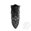 NEODANNA COTTON/ NEOPRENE MASK BLACK PAISLEY (TU509145/ PA25030061)