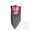 NEODANNA 100% COTTON PINK SKULL/ ROSE BANDANNA W/ NEOPRENE
