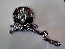 CHROME SKULLHEAD MIRRORS (PAIR)