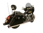 WAR HORSE CHROME SLIP ON MUFFLERS WITH 2.25 INCH BAFFLE FOR INDIAN CHIEFTAIN, ROADMASTER, CHIEF CLASSIC AND VINTAGE 14-UP 