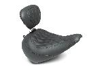 WIDE TRIPPER™ DIAMOND SOLO SEAT WITH DRIVER BACKREST FOR HARLEY-DAVIDSON FAT BOY 2018-PRESENT