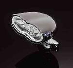 CYCLOP OVAL HEADLIGHT/ CLEAR LENS