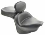 ONE PIECE VINTAGE TOURING SEAT WITH DRIVER BACKREST FOR VN900 CLASSIC 06-UP/ CUSTOM 07-UP