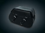 QUICK RELEASE PLAIN TEK LEATHER HARDMOUNT SADDLEBAGS (20