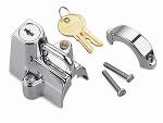HELMET LOCK FOR HANDLEBAR / ENGINE WITH 7/8" TO 1 1/4" TUBING