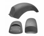 210 - 240 BOLT-ON REAR FENDER FOR VN900 WITH LICENSE PLATE CUT