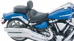 TWO PIECE STUDDED DUAL WIDE TORING SEAT W/ DRIVER BACKREST FOR RAIDER 08-UP