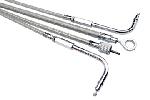 STAINLESS STEEL BRAIDED CLUTCH CABLES +3 INCHES FOR SUZUKI M109R 06-UP