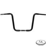 14 INCH BLACK APE HANGER W/ 8 INCH PULL BACK FOR THROTTLE BY WIRE 