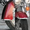 FRONT FENDER TIP FOR VTX1300S & R 03-UP (2 PIECE-FRONT OF FRONT & REAR OF FRONT)