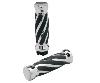 CHROME CRUISER TWISTED GRIPS (1 SET LEFT)