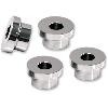 CHROME TRIPLE TREE RISER ANGLE ADAPTERS FOR HARLEY SPORTSTER/ SOFTAIL/ DYNA 