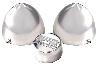 FORK AND YOKE CAPS FOR M109R- POLISHED / 1 SET LEFT