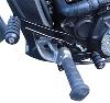 HEAL-TOE SHIFT LEVER BLACK WITH MATCHING BRAKE PEDAL PEG FOR INDIAN SCOUT 2015-UP ((IN STOCK))