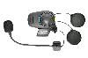 SMH5 MOTORCYCLE BLUETOOTH HEADSET INTERCOM WITH BOOM MICROPHONE FOR OPEN FACE HELMETS (BUILT IN FM TUNER OPTION AVAILABLE, SINGLE OR DUAL PACKAGE)