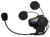 SMH10 MOTORCYCLE BLUETOOTH HEADSET INTERCOM WITH BOOM MICROPHONE (SINGLE OR DUAL PACKAGE)