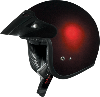 FX75 WINE RED OPEN FACE 3/4 HELMET