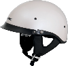 FX200 PEARL WHITE DUAL INNER LENS CLEAR AND SMOKE HALF HELMET