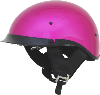 FX200 FUCHSIA DUAL INNER LENS CLEAR AND SMOKE HALF HELMET