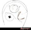 CABLE KIT FOR SOFTAIL FXSTC, FXSTB & FXST 1999 ONLY (STERLING CHROMITE)