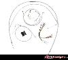 CABLE KIT FOR DYNA FXDL, FXDC, FXDB & FXD 07-10 (STERLING CHROMITE)