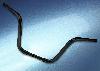 BLACK APE HANGER HANDLEBAR FAT 1.25 X 12 INCH FOR HARLEY-DAVIDSON FLHR, FLTR W/ ETC