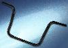 BLACK APE HANGER HANDLEBAR FAT 1.25 X 12 INCH FOR HARLEY-DAVIDSON FLHT & FLHX MODELS W/ ETC