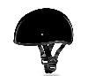 D.O.T. DAYTONA SKULL CAP W/O VISOR- GLOSS BLACK