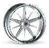 CHROME ASSASSIN FRONT WHEEL PACKAGE FOR TOURING MODELS (21