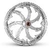 CHROME FURY FRONT WHEEL PACKAGE FOR TOURING MODELS (21