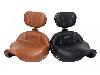 REDUCED REACH SEAT W/DRIVER BACKREST FOR INDIAN CHIEF (BLACK OR TAN)