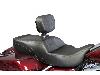 SLIMLINE MIDRIDER DUAL SEAT WITH DRIVER BACKREST FOR TOURING MODELS 2009-13