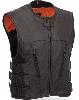 MEN'S LEATHER TACTICAL SWAT TEAM VEST